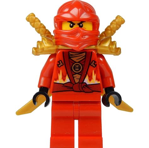 Lego Ninjago Kai Minifig Red Ninja With Two Gold