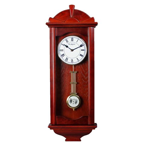 Traditional Full Size Wooden Pendulum Wall Clock