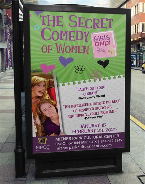 Secret Comedy Of Women Poster Toma Marketing Group Llc