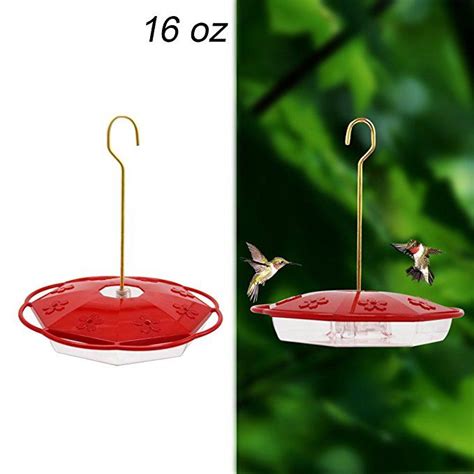 Juegoal Hummingbird Feeder With 8 Feeding Ports Hanging Design For Birds Lover Perfect For