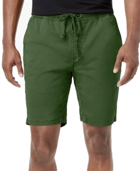 American Rag New Green Mens Size Xl Khakis Pull On Drawstring Shorts