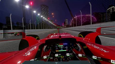 Assetto Corsa F Virtual Reality Hectic First Lap Singapore Night