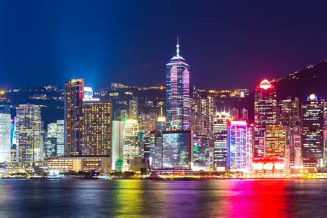 Hong Kong Landmark Stock Photo Image Of Illuminated 33293540