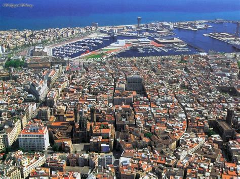 Download this free photo about aerial view of barcelona from sea, and discover more than 8 million professional stock photos on freepik. Partial aerial view of the harbour. Barcelona, Catalonia ...