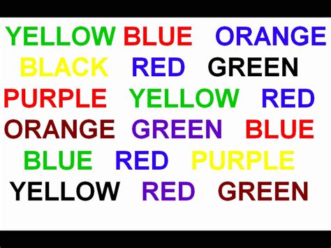 Design And The Self Stroop Effect Brain Teasers Illusions