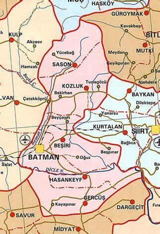 Batman Haritası Türkiye