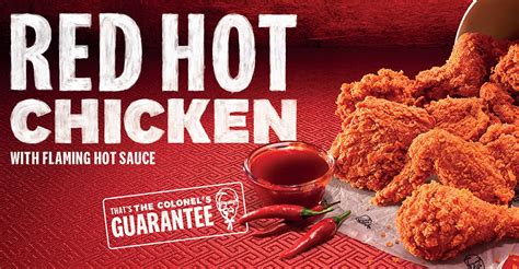 EXPIRED KFC Spore Brings Back Red Hot Chicken Till 14 February 2023
