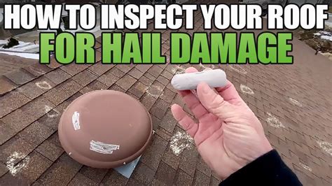 How To Inspect Your Roof For Hail Damage Pro Exteriors Youtube
