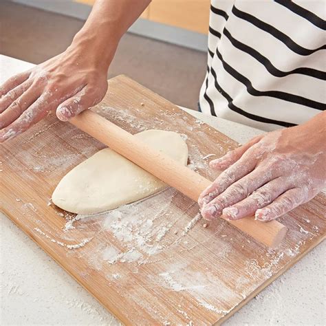 Wofo Solid Wood Gadgets To Make Bread Dough Roller Rolling Pin Wood