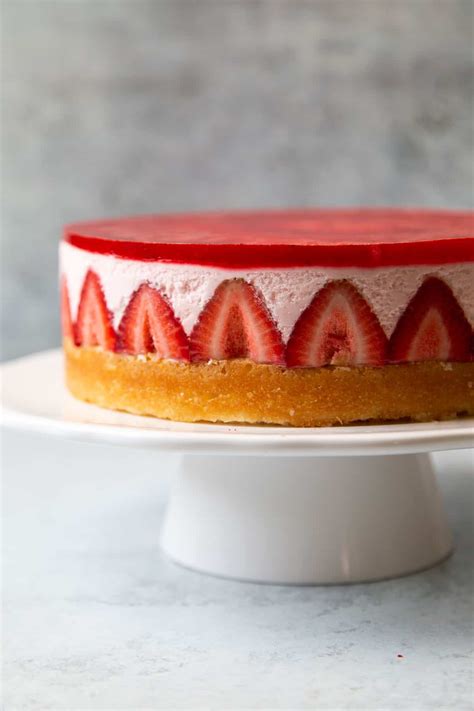 Strawberry Yogurt Mousse Cake The Little Epicurean
