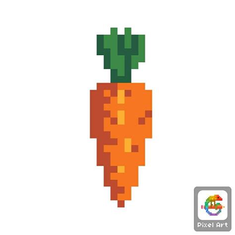 Carrot Pixel Art Art History