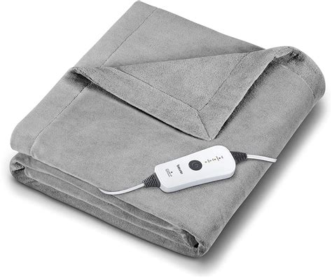 Beurer Heated Electric Blanket 50 X 60 Fleece Throw Automatic