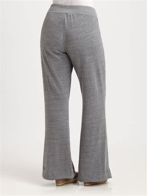 Lyst Splendid Flare Sweatpants In Gray