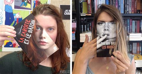This Bookstore Seamlessly Aligns Peoples Faces With The Perfect Book