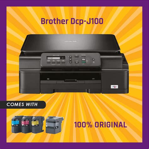 Equipped with the flexibility to scan and replica. Printer Brother Dcp-J100 - Monaliza