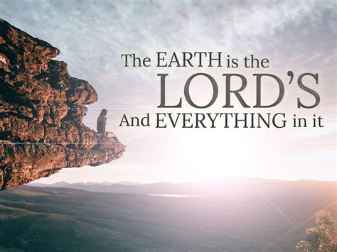 The Earth Is The Lords