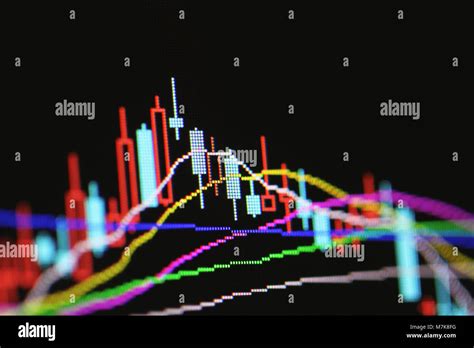 Stock Market K Line Chart Stock Photo Alamy