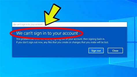 fix we can t sign in to your account error on windows 2021