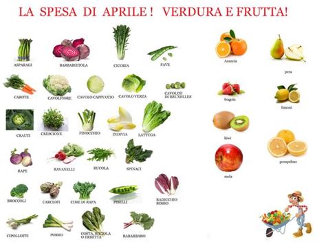 Di seguito l'elenco della verdura di stagione disponibile ad aprile. APRILE FRUTTA E VERDURA | lacuocaignorante