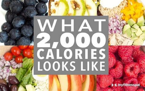 What 2000 Calories Looks Like Infographic Nutrition 2000 Calorie Meal Plan Nutrition Labels