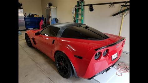 Wrapping A Roof On A C6 Corvette Youtube