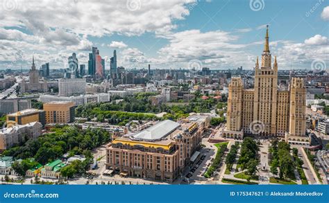 Aerial View Of Moscow Editorial Photo Image Of Building 175347621