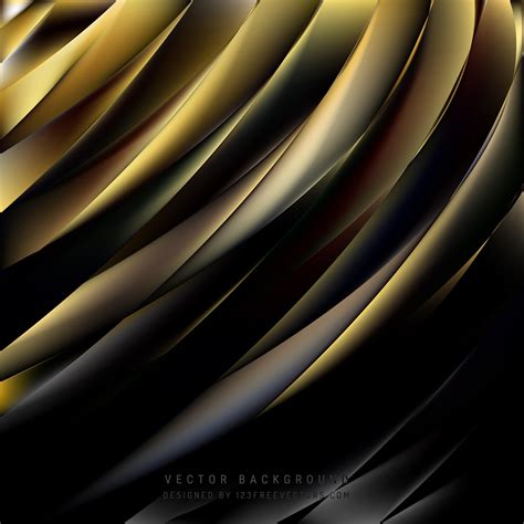 Black Gold Background Vector