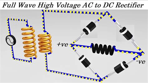 20kv High Voltage Ac To Dc Converter Rectifier Project Diy Youtube