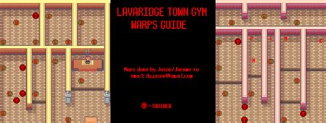 Pokemon emerald walkthrough, watch the videos of how to complete pokemon emerald. Pokemon Emerald Version Lavaridge Town Gym Warps Map Map ...