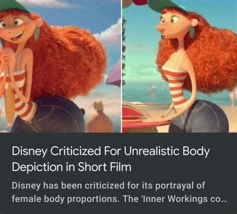 Disney Criticized For Unrealistic Body Depiction In Short Film Disney