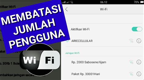 Maybe you would like to learn more about one of these? Cara membatasi jumlah pengguna WiFi (IndiHome) - YouTube