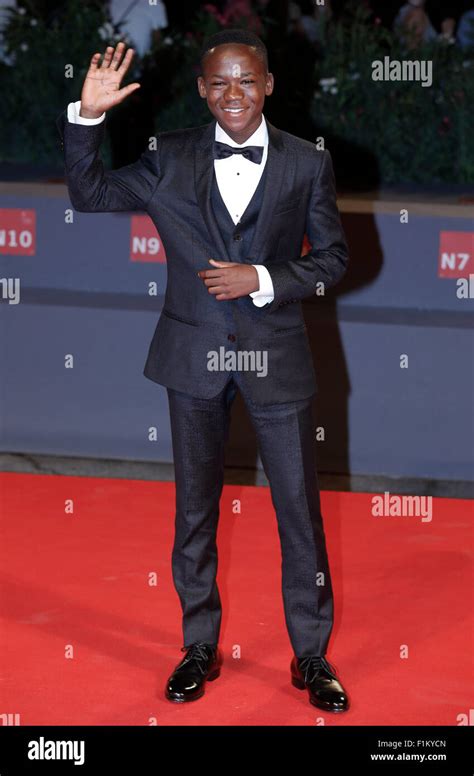 Venice Italy 3rd Sep 2015 Actor Abraham Attah Attends A Premiere