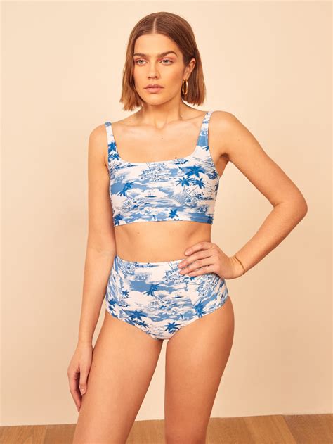 Harbor Bikini Top Sustainable Swimwear Reformation