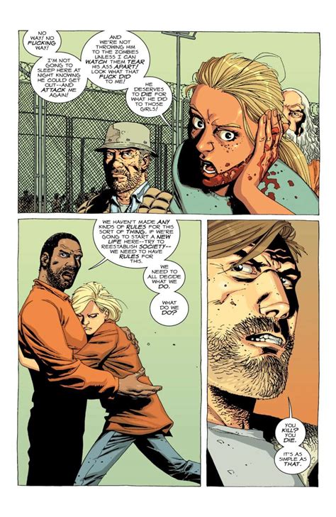 The Walking Dead Deluxe 17 In Living Color Comic Watch