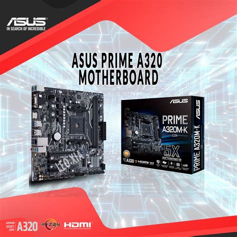 Asus Prime A320m K Motherboard Shopee Philippines