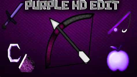 Minecraft Pvp Texture Pack Purple Hd Edit 18 Funnydogtv