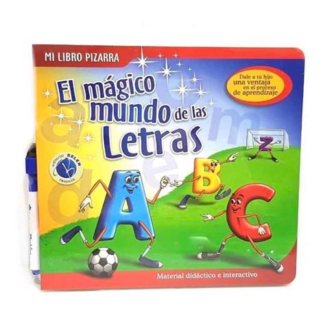 Libro Pizarra Mágica El Mágico Mundo De Las Letras Niños 3 5 Mercado