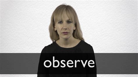 How To Pronounce Observe In British English Youtube