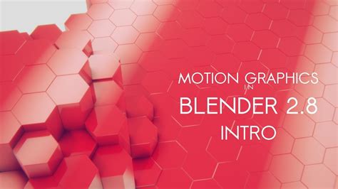 Ita Intro Motion Graphics In Blender 28 Youtube