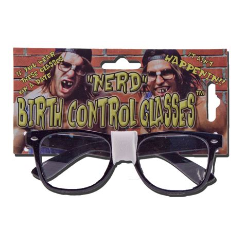 nerd birth control novelty glasses created by billy bob