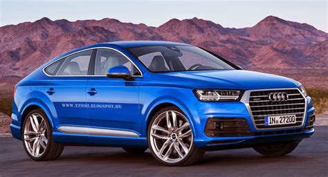 Audi Q8 Coupe Suv Imagined With Design Cues From All New Q7 Carscoops