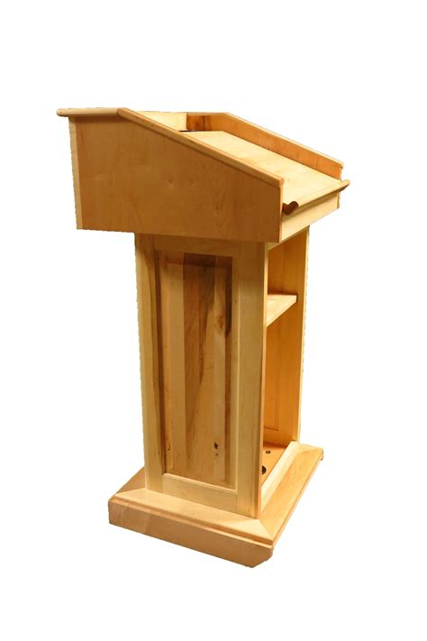 Handcrafted Solid Hardwood Lectern Podium Clr235 C Counselor Podiums