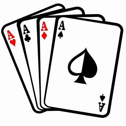 Clipart Poker Clip Cards Four Aces Poke