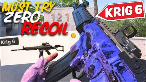 No Recoil Krig 6 In Black Ops Cold War Youtube
