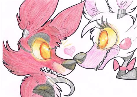 Fnaf Foxy X Mangle Drawing Roblox Dungeon Quest Samurai Palace