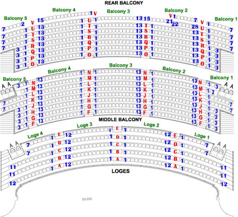 ohio star theater seating map elcho table