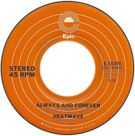 Always And Forever Heatwave Song Wikiwand