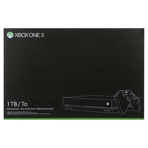 Restored Microsoft Xbox One X 1tb 4k Ultra Hd Gaming Console In Black