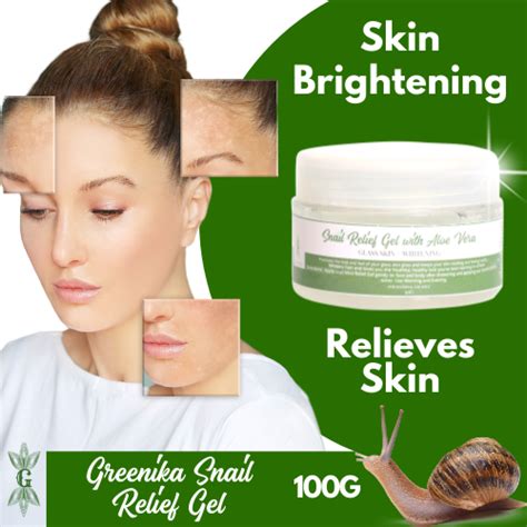 Greenika Snail Relief Gel With Soothing Aloe Vera Gel Extract Greenikaph