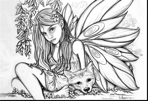 Free Printable Coloring Pages For Adults Dark Fairies